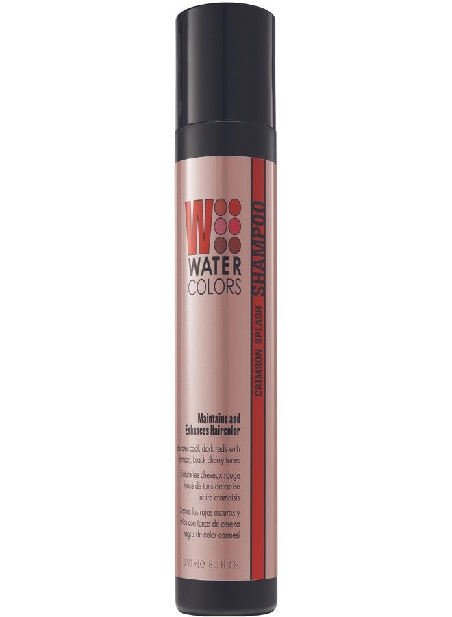 Watercolors Color Depositing Sulfate & Paraben Free Shampoo, Maintains & Enhances Haircolor - Crimson Splash 8.5 oz - Image 1